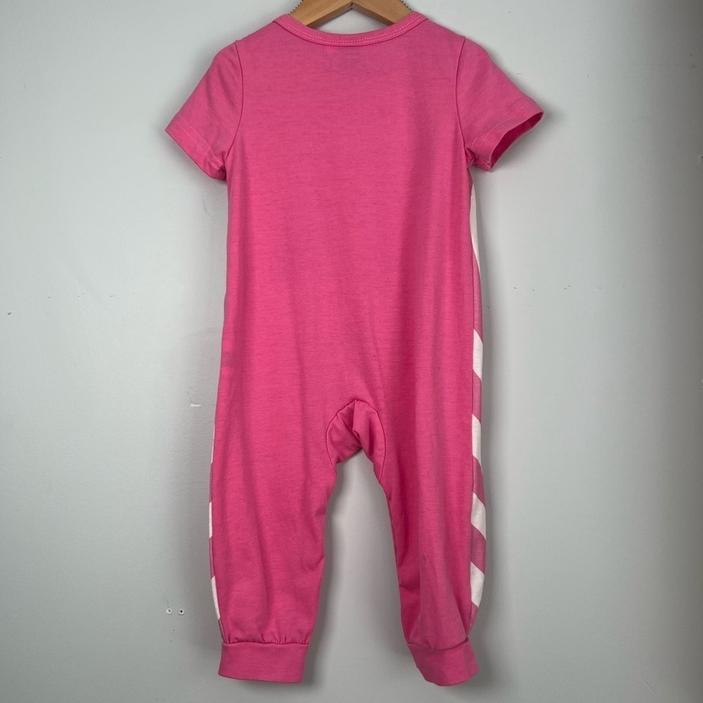Powerpuff Girls Blossom AOP Jumpsuit Short Sleeves Pink 9-12 Baby Girl Summer - Picture 4 of 5